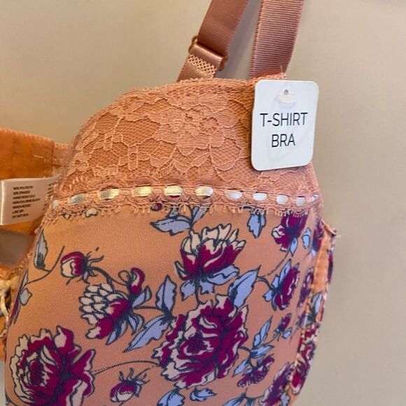 Love affair new t shirt bra size 42D roses - Picture 2 of 4